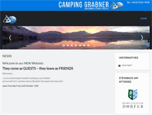 Tablet Screenshot of camping-grabner.at